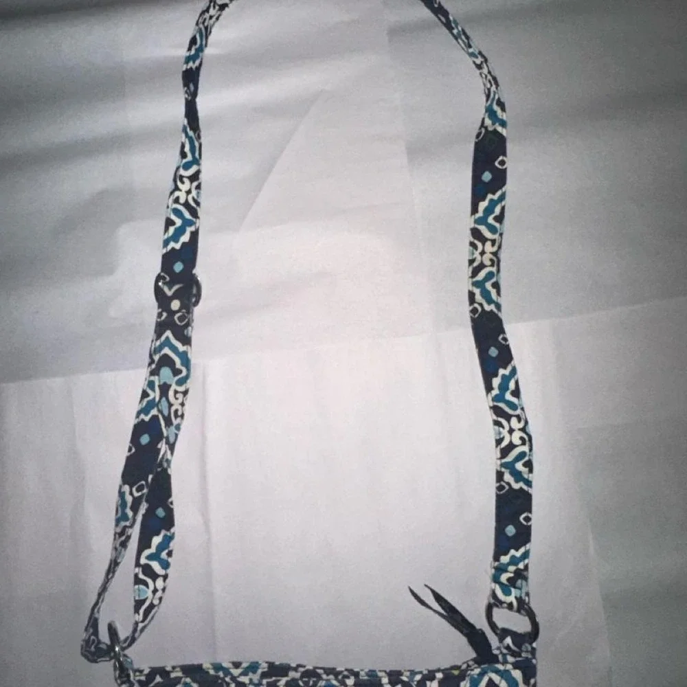 authentic Vera Bradley Trio Zip Hipster crossbody purse